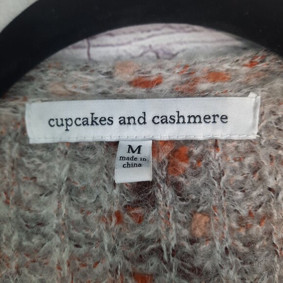 Cupcakes And Cashmere Wool Speckles Open Front Knit Cardigan - Picture 6 of 11